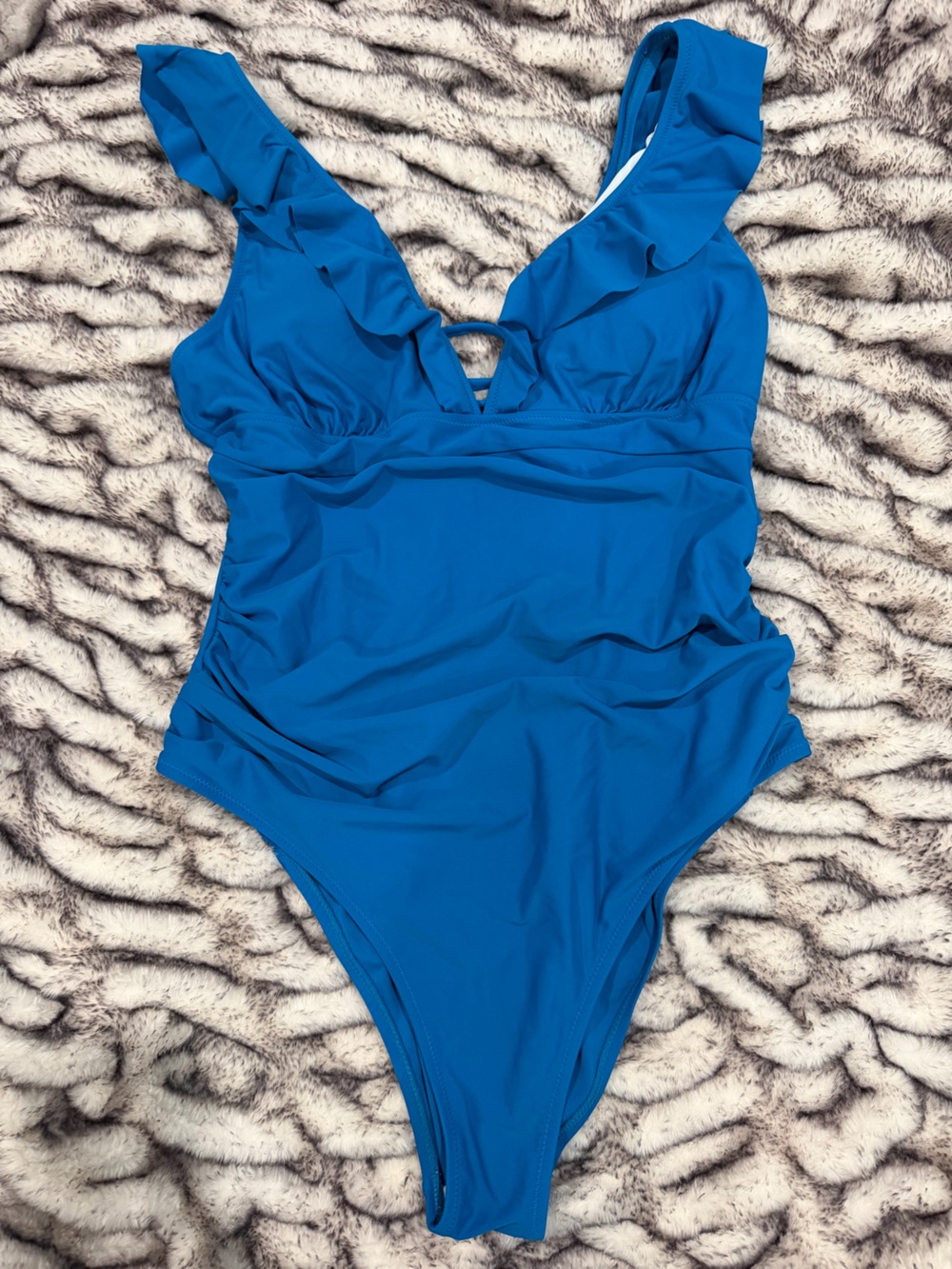 Cupshe Royal Blue One-Piece Swimsuit